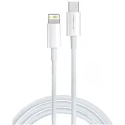 Кабель WUW-X181 Type-C to Lightning PD 20W білий