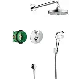 Душова система Hansgrohe ShowerSet Croma Select S/Ecostat S 27295000, Хром