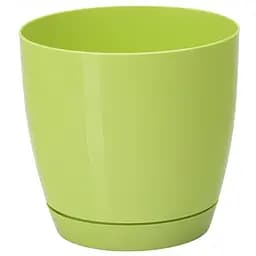 Горщик для квітів Form-Plastic Тоскана кругла-11 0.8 л світло-зелений (0740-007)
