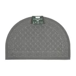 Килимок придверний Eco Fabric Луска півколо без кромки сірий 40 х 60 см (4060-018)