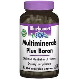 Мультиминерал + Бор + Железо Bluebonnet Nutrition 180 вегетарианских капсул