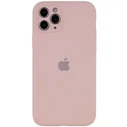 Чехол Silicone Case Full Camera Protective AA для Apple iPhone 12 Pro Max 6.7 Розовый/Pink Sand