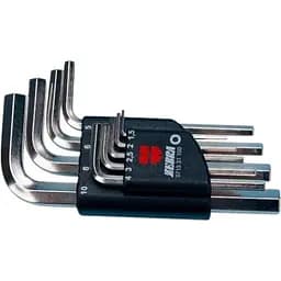 Набір ключів Wurth Г-подібних HEX SW1/16 - 1/2" 10 шт. Zebra (арт. 0715311110) - мініатюра 2