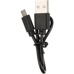 Кабель укорочений GRAND для Power Bank USB MicroUSB 25 см чорний - мініатюра 2