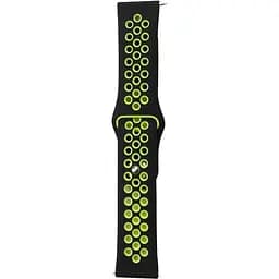 Ремешок Nikes Samsung Gear S3 22 мм Черно-Салатовый