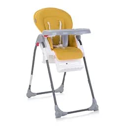 Регулируемый стул для удобного кормления младенцев Dulce Lemon Curry Leather Lorelli Желтый