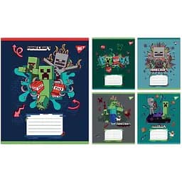 Зошит учнівський "Minecraft Heroes" Yes 767577 12 аркушів1 шт. в асортименті