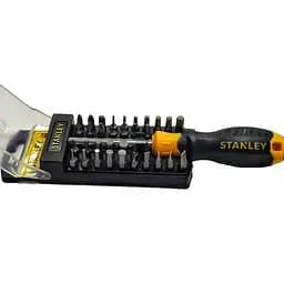 Отвертка Multibit 1/4", битодержатель, 34 бит, SL, PH, Torx, H, кейс, набор 35шт Stanley hoz0014105