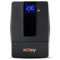 Джерело безперебійного живлення NJOY Horus Plus 800 (PWUP-LI080H1-AZ01B) Lin.int., AVR, 2 x евро, USB, LCD, пластик