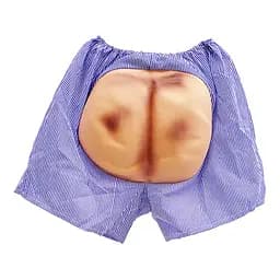 Накладна попа в шортах