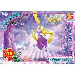 Дитячий пазл класичний G-Toys Рапунцель постер 70 елементів (TA009)