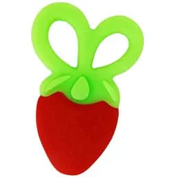 Прорізувач для зубів MegaZayka Полуниця MGZ-0408-3 рифлена поверхня