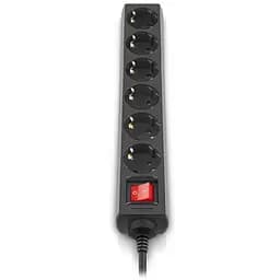 Мережевий фільтр живлення REAL-EL RS-6 Protect M 3m, black (EL122300034) - мініатюра 3