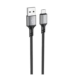 Кабель Borofone BX83 Famous silicone for Micro 2.4A/1 м чорний