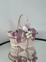Пасхальная корзина 38х28см hand-made 3 MIS LT