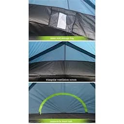 Намет двомісний Naturehike Tagar NH17T180-J, темний блакитний - мініатюра 5