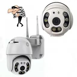 Поворотна вулична IP камера відеоспостереження Camera Cad YH-Q12S WiFi 5 mp - мініатюра 4