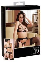 Комплект білизни Suspender Set with Gems, S Orion 513222126761021 88937