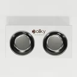 Hollky Base M — миски на підставці для середніх собак та великих котів (2 × 0,95 л) - мініатюра 5