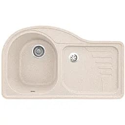 Мийка кухонна Valetti 52N гранітна 840x510 мм бежева