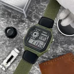 Чоловічий годинник Casio AE-1200WHB-3B Зелений ( AT1141-0226 ) - мініатюра 5