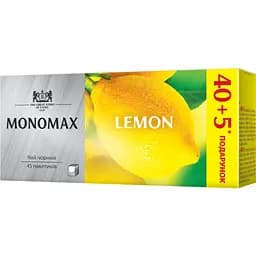 Чай чорний Monomax Lemon 67.5 г (40+5 шт. x 1.5 г) - мініатюра 3