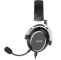 Игровые наушники с микрофоном HATOR ESH-50 HYPERGANG 3 SyncHUB USB 7.1 Hi-Res Black - мініатюра 3