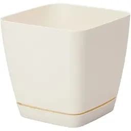 Горщик для квітів Form-Plastic Тоскана квадро-19 5 л білий (0734-011)