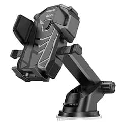 Универсальный автомобильный держатель для телефонов Hoco DCA17 магнитный держатель в авто кронштейн на присоске Черный