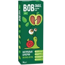 Фруктовые яблочные конфеты Bob Snail с мятой 30 г