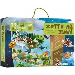 Гра з багаторазовими наліпками Життя на землі Умняшка KP-009