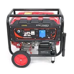 Генератор бензиновий COVAX EPH12500E2, 8.0kW, однофазний 220V, 50Hz, DC12V, 18HP, Electric Starter, tank 25L, 705x560x570mm, 86kg - мініатюра 3