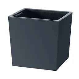 Горщик для квітів Prosperplast Urbi Low квадратний з вкладником 2 в 1 антрацит 300 мм (88519-433)