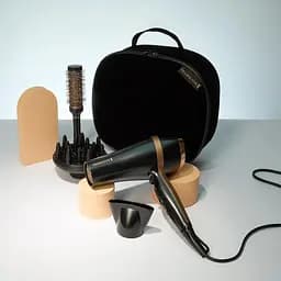 Фен Remington Salon Smooth, 2100Вт, 3 режими, дифузор, гребінець, кейс, іоніз-я, хол. обдув, , чорний - мініатюра 6