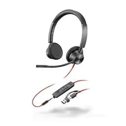 Навушники Poly Poly Blackwire 3325-M USB-A/USB-C Black (8X222AA)