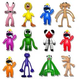 Набір іграшки фігурки Райдужні друзі 12 шт Roblox Rainbow Friends