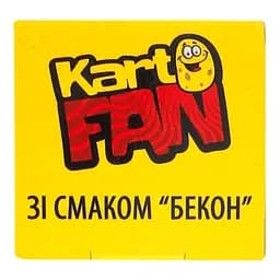 Чипси KartoFan картопляні пластинки хвилясті Бекон 100 г - мініатюра 4