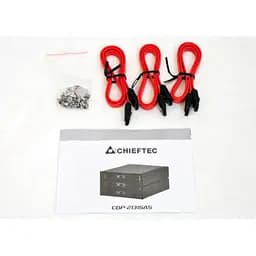Бекплейн Chieftec 2x5.25"/3x3.5" Hot-Swap Aluminium (CBP-2131SAS) - мініатюра 5
