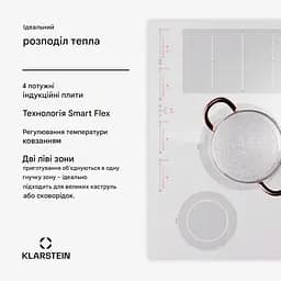 Гібридна індукційна варильна поверхня Klarstein Masterzone 77 (10045793) - мініатюра 5