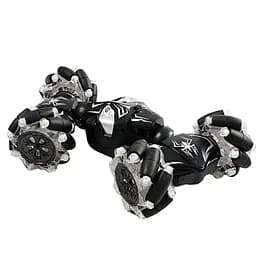 Трюкова радіокерована машина-всюдихід CV 8818-110 A-02, 3.7V, 2.4GHz, Жестове керування, З парогенерацією та підсвіткою, Чорна