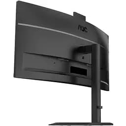 Монітор TFT 34" AOC CU34E4CW, WQHD, VA, 120Гц, вигн., 2xHDMI, DP, USB-C, RJ-45, USB-hub,cam,HAS, кол.,чорний (CU34E4CW) - мініатюра 3