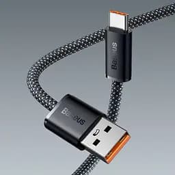 Кабель Baseus Dynamic Series Fast Charging Cable USB to Type-C 100W 1m CALD000616 Gray - мініатюра 8