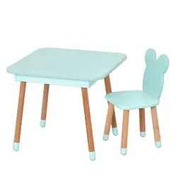 Столик со стулом Мишка с ящиком Bambi 10х63х63 см det0015813