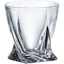 Набор стаканов Bohemia Quadro низких для виски 340 мл 6 шт (2K936/99A44/340)