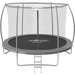 Батут Jumi Motion Sport Line Premium 10ft з внутрішньою сіткою 305 см сірий