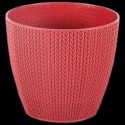 Горщик для квітів Serinova Sumela, 5 л, червоний (SML4-Kirmizi)