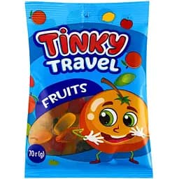 Цукерки желейні Tinky Travel Fruits 70 г