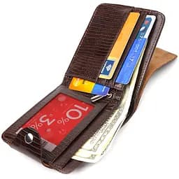 Чоловічий шкіряний портмоне Canpellini 11х9,5х1 см acs0025029 - мініатюра 5
