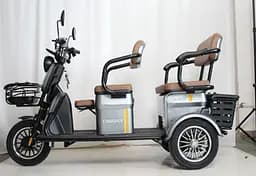 Електроскутер Триколісний 4-місний Crosser TR-4 VAGON (1000W, 72V,24Ah) Сірий - мініатюра 15