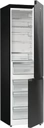 Холодильник Gorenje з нижн. мороз. камерою, 203х66х60см, 2 двері, 257(121)л, А+, Total NF, Зона св-ті, Інвертор, Зовн. Дисп, Wi-Fi, чорний - мініатюра 4